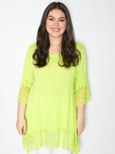 Blonde bluse trekvart ærme
